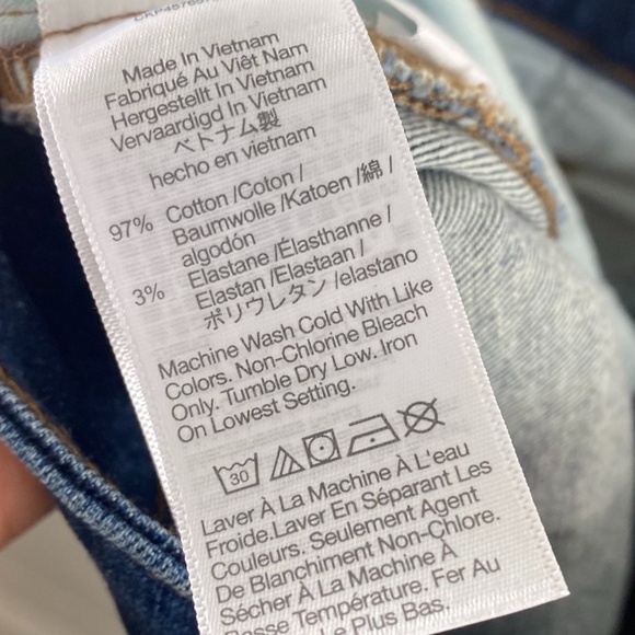 Madewell Jeans Curvy High Rise Skinny  Stretch Blue Medium Wash Denim SZ 28 - Picture 5 of 7